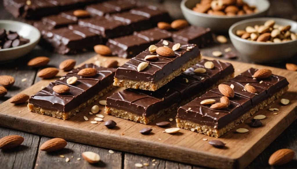 fit vegan bar amandes chocolat